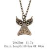 Valentine's Day Vintage Necklace Angel Wings 45cm Or 70cm Long Chain Necklace Women's Bags Choker Necklace