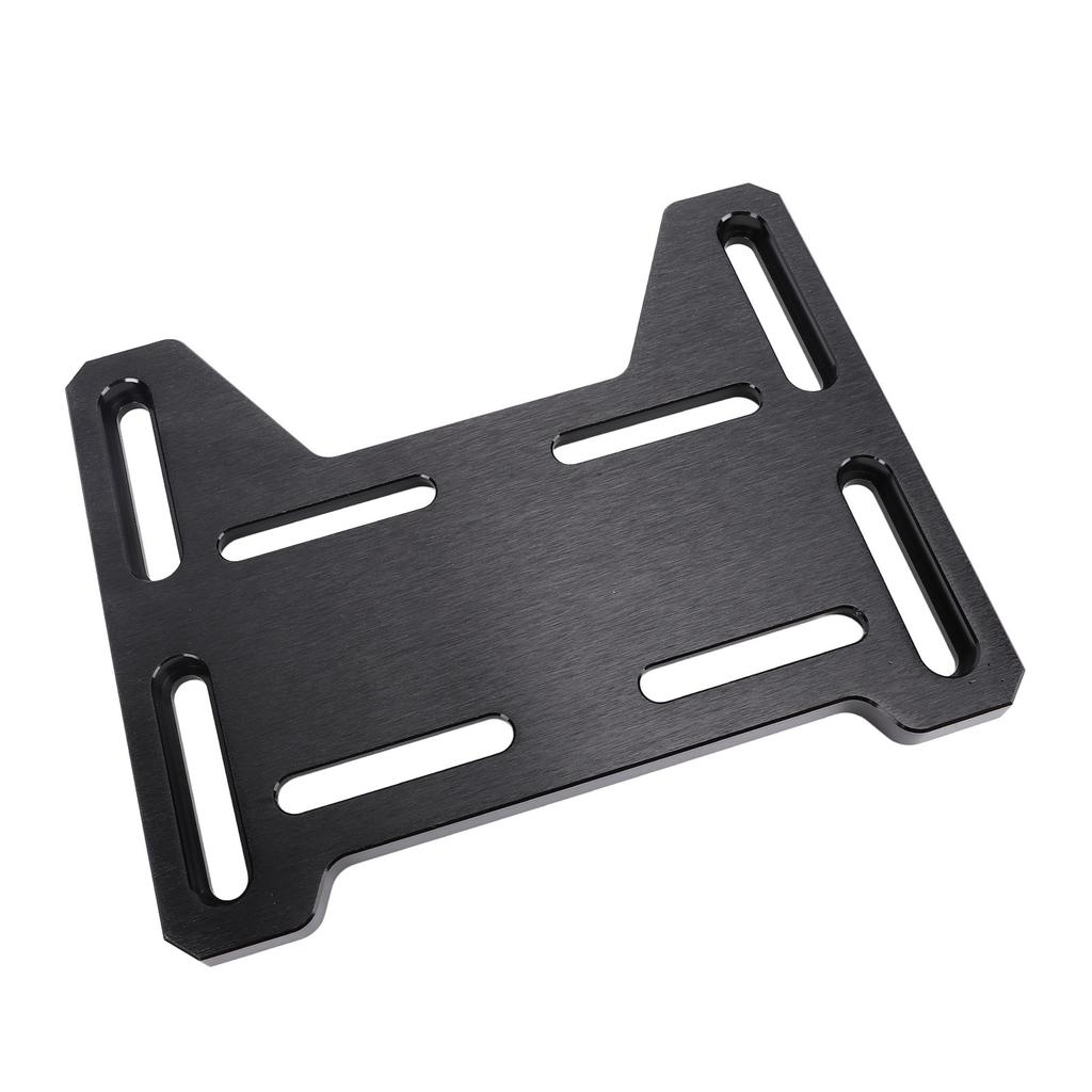 Регулируемый адаптер кронштейна крепления двигателя с крепежом Алюминий Высокая твердость Долговечность для мини-байка Го-карта Черный