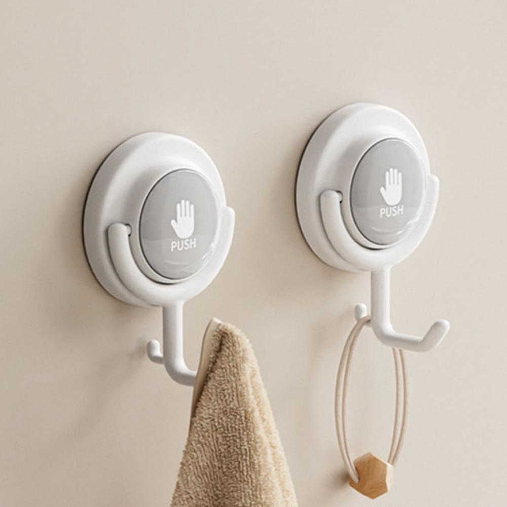 2 шт. Экономия места присоски крючки водонепроницаемый держатель для хранения удобный настенный крючок для туалета