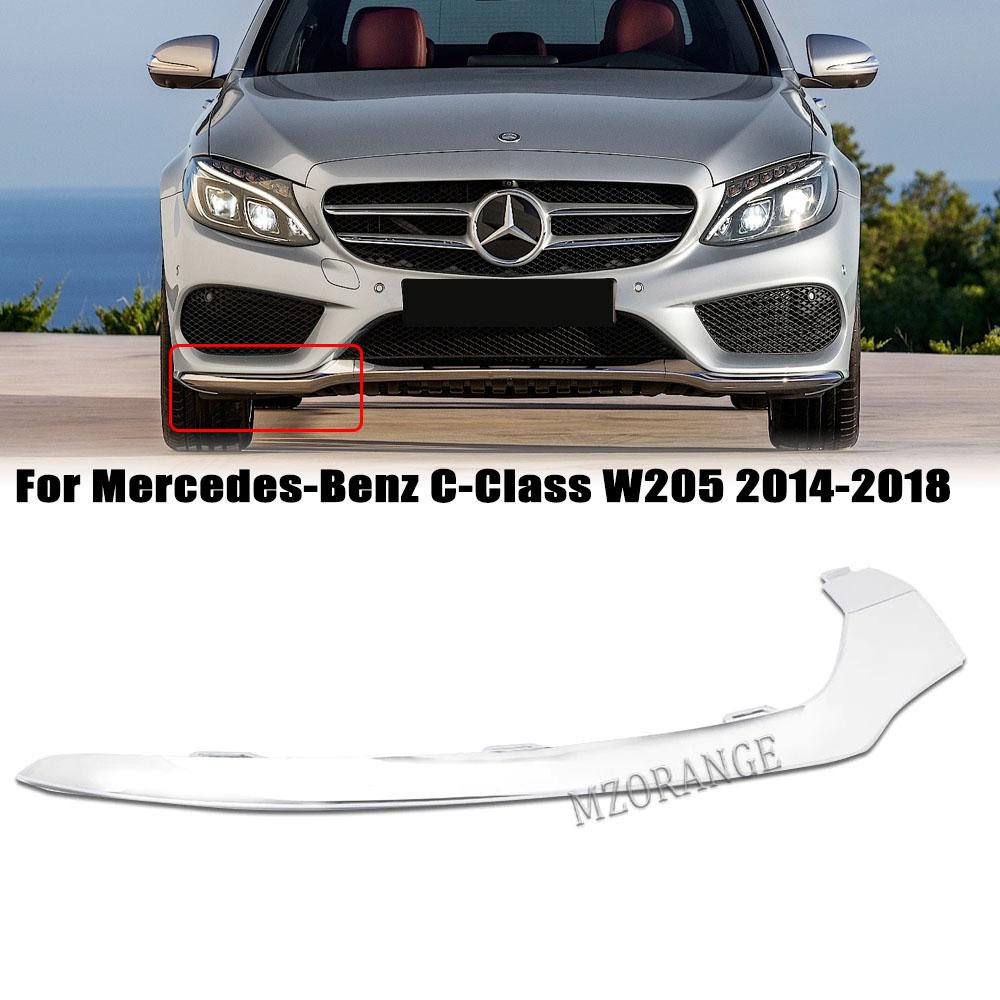 Нижняя часть переднего бампера для Mercedes Benz C Class W205 C300 C400 C63 2014 2015 2016 2017 2018 Автомобильные аксессуары Украшения