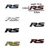 Металлическая наклейка-эмблема RS Sport для автомобиля