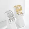 Irregular Earrings and Earrings High-end Sense A Two-wear Baroque Pearl Earring