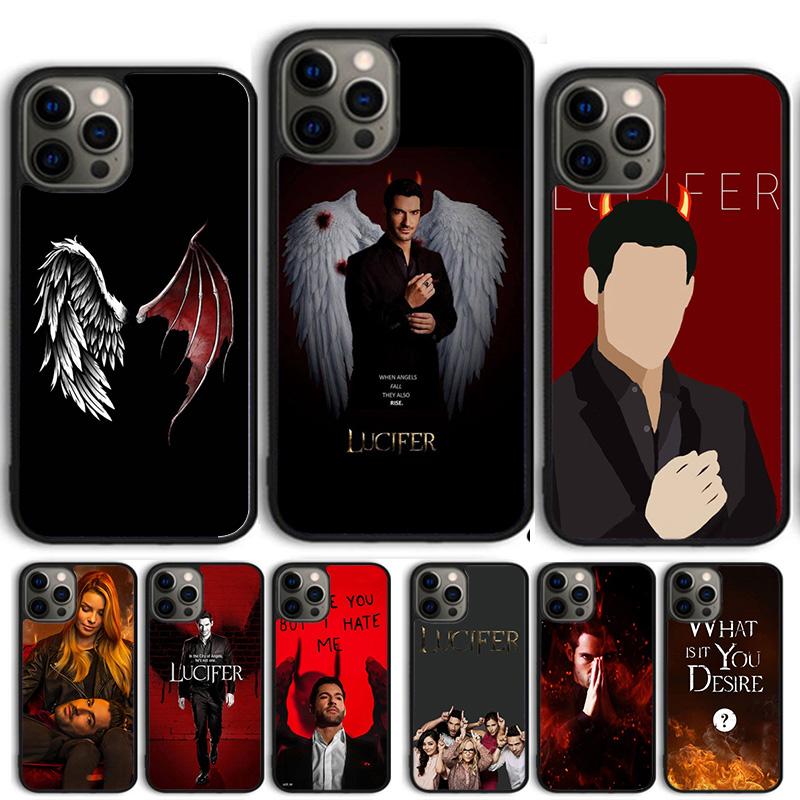 Чехол для телефона Lucifer Сериал Для iPhone 17 Air 15 16 14 13 12 Pro Max 11 Pro Max Plus Coque Shell