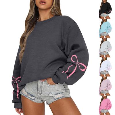 Женская толстовка с цветными блоками, повседневная удобная свободная легкая женская толстовка с длинным рукавом и круглым вырезом