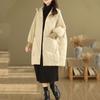 Autumn Spring Winter Cotton Padded Oversized Outerwears Women Casual Loose Jacket Coat