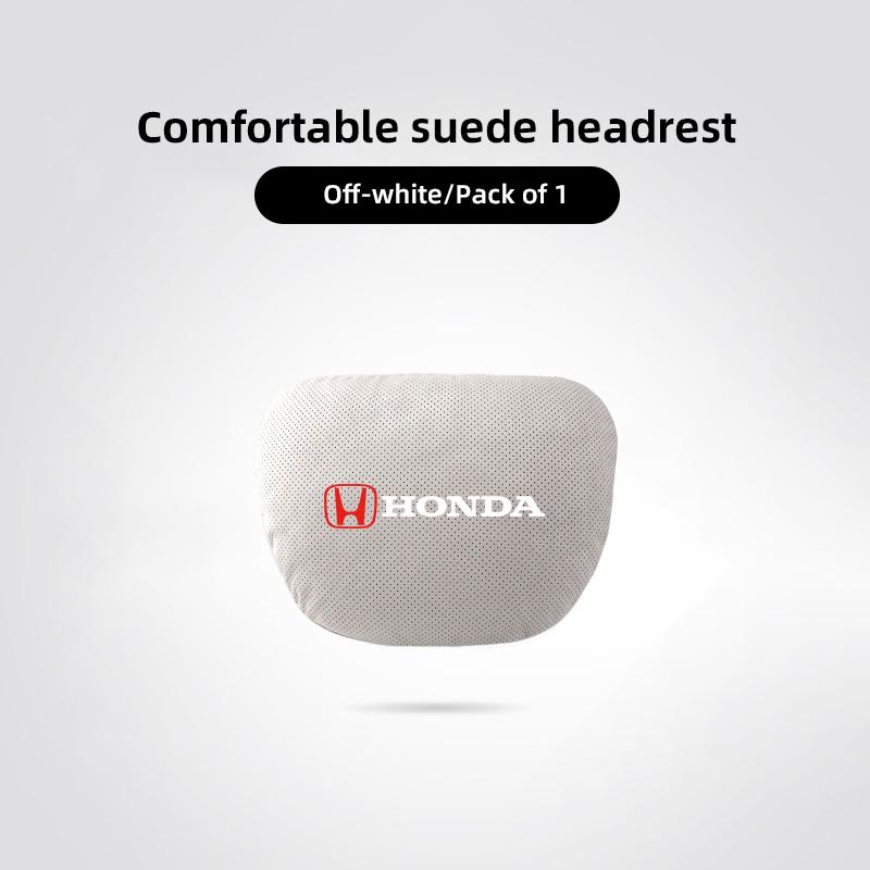 rlbn5 Car Headrest Neck Pillow & Lumbar Support Cushion Auto Interior For Honda CR-V Accord Civic HR-V Pilot Odyssey Fit Jazz Vezel