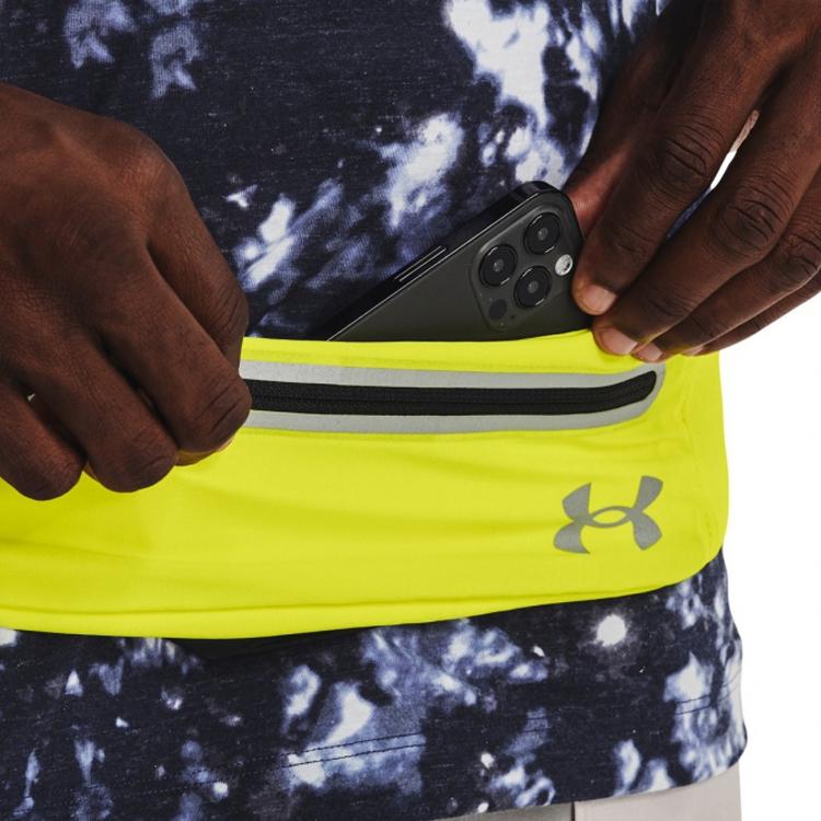 New Under Armour Polyester Crossbody Bags Fanny Pack Regular Unisex Bright Yellow 1369219-705