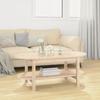VidaXL Coffee Table 110x55x45 Cm Solid Pine Wood 822287