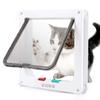 Cat Flap Door ABS Plastic Small Pet Gate Security Lock Dog Cat Flap Door for Dog Cats Kitten