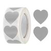 500/1000Pcs Heart Shaped Sticker 1Inch Self-Adhesive Love Label Heart Decorations Stickers for Envelope Valentine Day Wedding