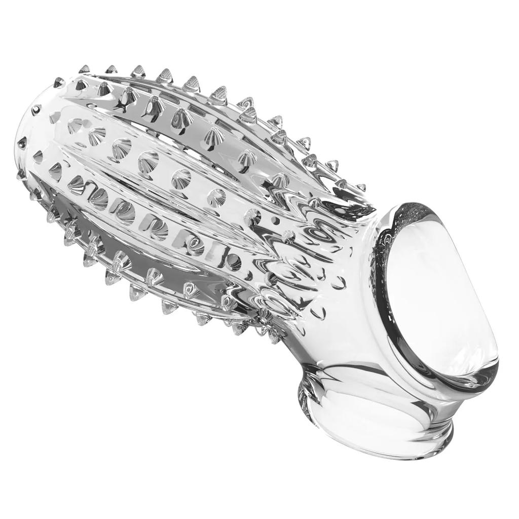 Стимуляция точки G Увеличение пениса Секс-игрушки для мужчин Кольцо для члена Растяжитель Экстендер Рукав Многоразовые презервативы Товары Продукты для взрослых