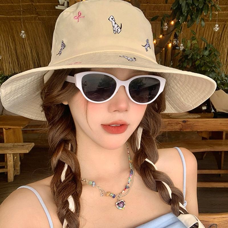 Панама шляпа для девочек красочная вышитая повседневная кепка для спорта, тренажерного зала, горного кемпинга, шляпа от солнца для улицы