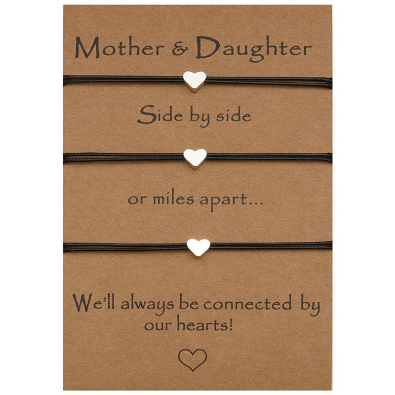 Парный браслет для лучших друзей для 2/3, браслеты для отношений с подвеской-шармом в виде сердца для креативных украшений для лучших друзей, пары