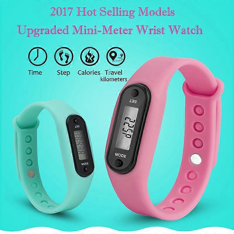 Step Count Activity Tracker Fitness Sport Watch Wrist Pedometer LCD Adult Kid