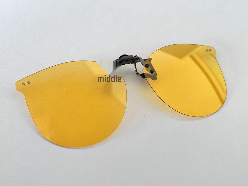 Поляризованные солнцезащитные очки-клипсы для вождения - Модные очки ночного видения для мужчин и женщин