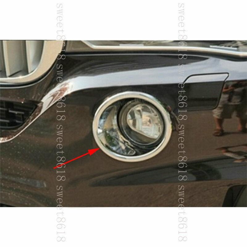 Для BMW X5 F15 2014-2018 Автомобильная передняя противотуманная фара Декоративное кольцо-накладка 2 шт.
