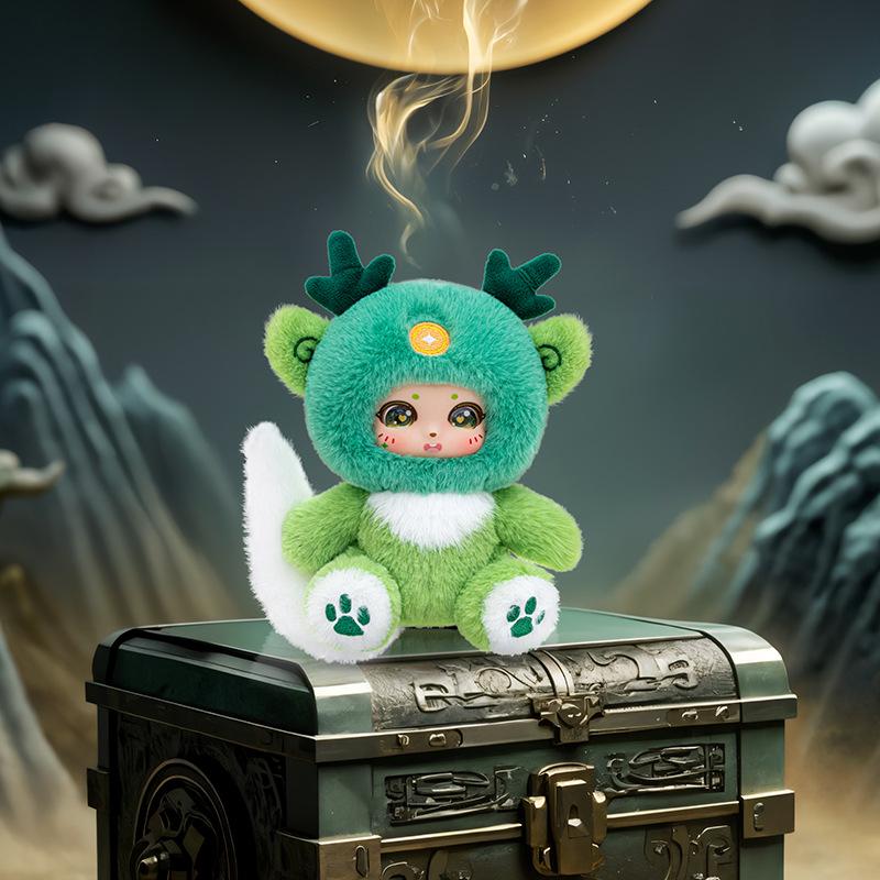 Креативная плюшевая игрушка-кукла Шань Хай Цзин - Модный компаньон для стола в слепой коробке
