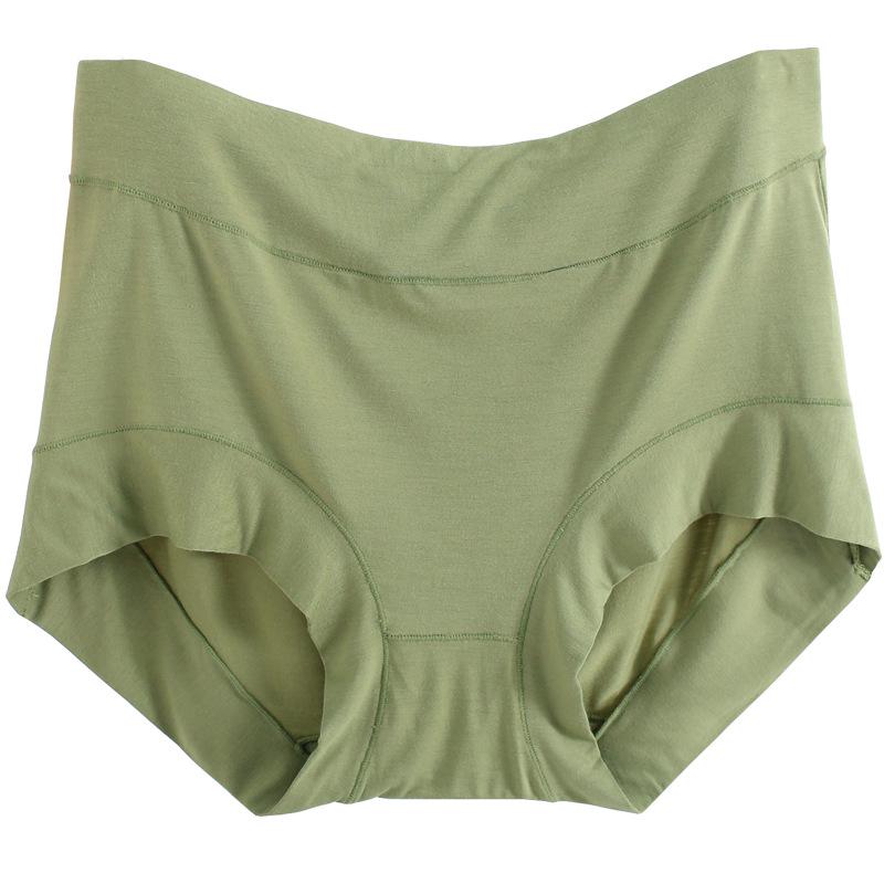 Модальные дышащие трусы-боксеры с высокой талией больших размеров для женщин