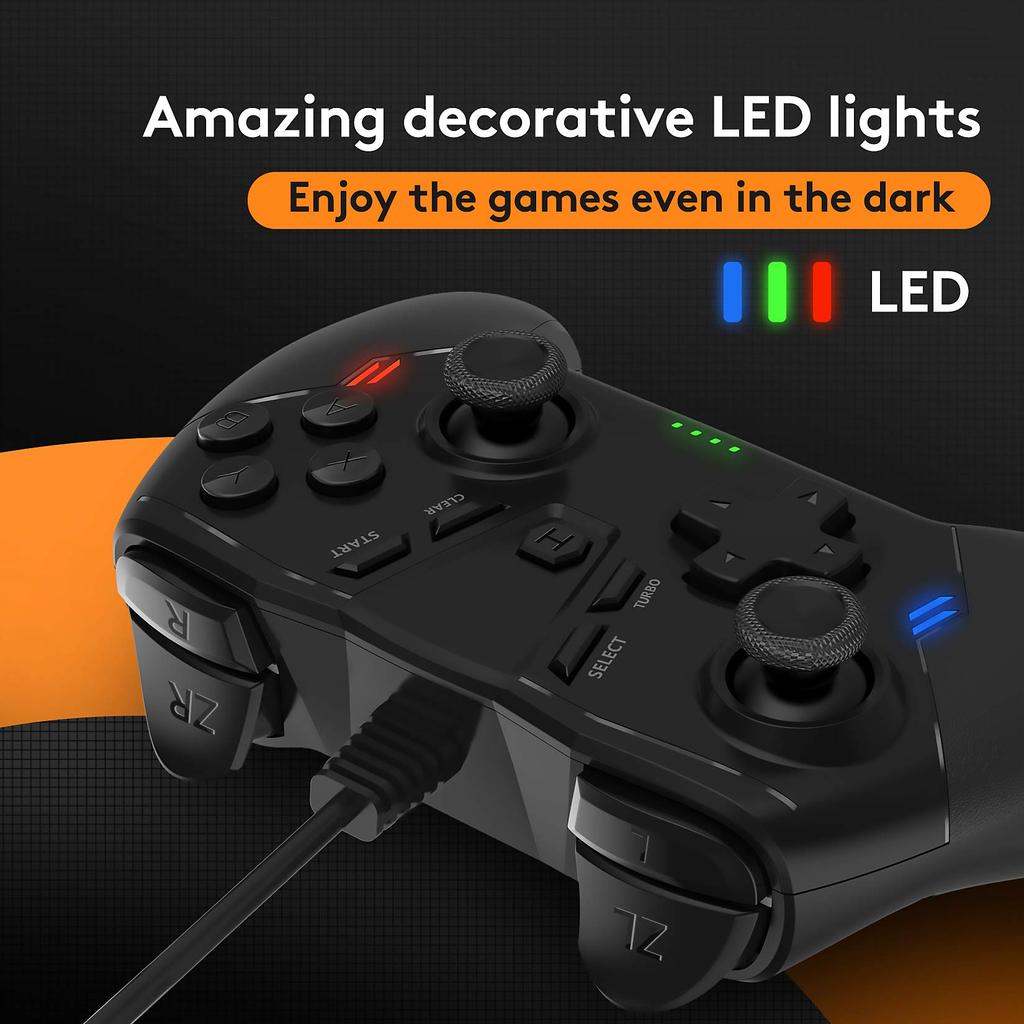 Uberwith Wired PC Game Controller, Joystick Gamepad Controller for PC Game Controller, Steam, PS3, Windows 1087, PC, Laptop, TV Box, Android Phones