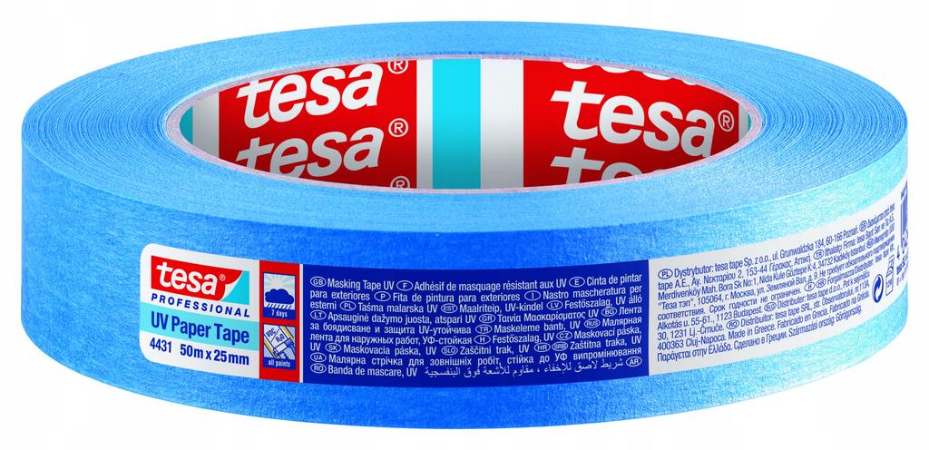 Tesa UV Paper Masking Tape Outdoor Up to 7 Days 50M x 38Mm