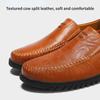 39-47 Мужская кожаная обувь Легкие лоферы Повседневная обувь на плоской подошве Мокасины Обувь для вождения