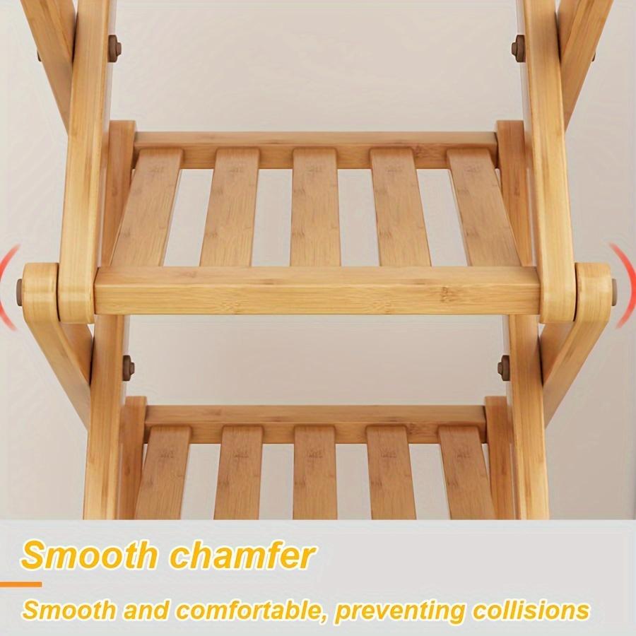 Простая бамбуковая полка для обуви, не требующая установки, 3-6-уровневая бытовая многофункциональная стойка для хранения, полка для обуви для гостиной, спальни