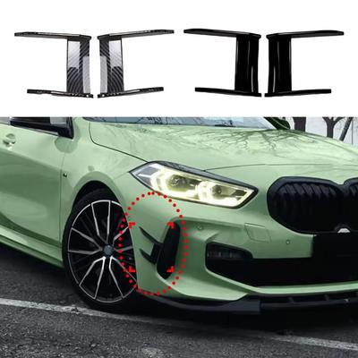 Боковые спойлеры переднего бампера автомобиля для BMW 1-й серии F40 118i M135i 128ti 120d Разделитель вентиляционного отверстия Губа-спойлер Ветровой нож N2E7