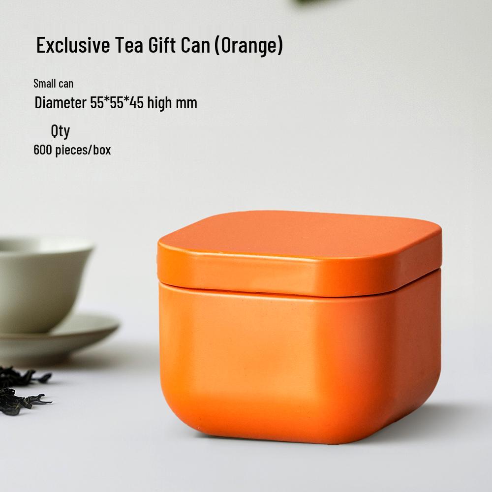 Customizable Mini Portable Tea Tin Set - Travel-Ready, Sealed & Empty
