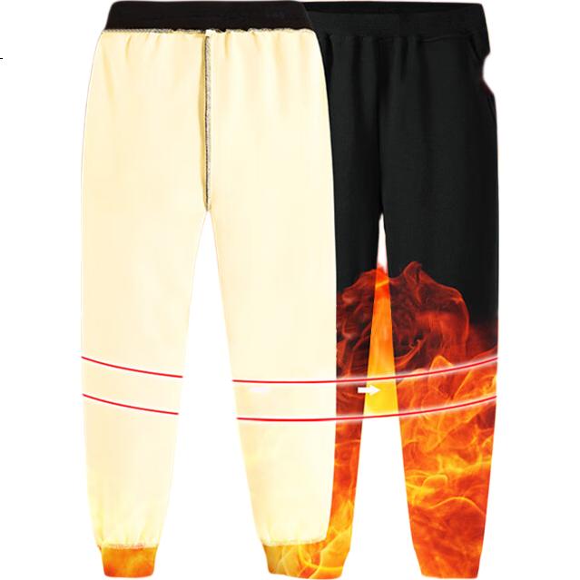 TonLion Boys Fleece-Lined Sweatpants Autumn Winter Kids Warm Thickened Durable Thin Fleece Sports Pants Gray 120
