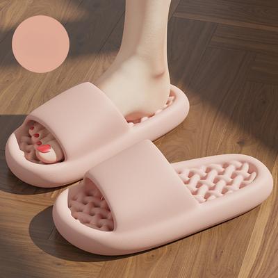 Летние женские тапочки для ванной на плоской подошве