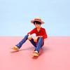 Аниме One Piece Monkey D Luffy Рисунок Игрушка Коллекционная модель автомобиля украшения для дома украшения для торта
