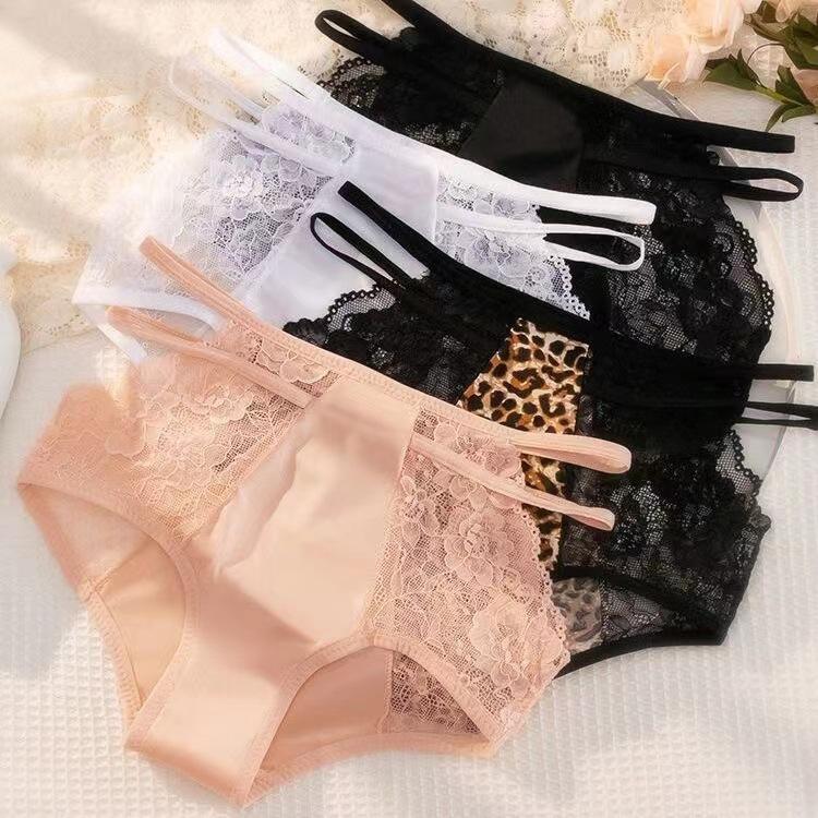 Panty Women Brief Sexy Underwear Seamless Leopard Lingerie