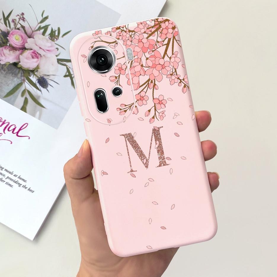 Чехол для Oppo Reno 11 5G Reno11 F Милая корона Буквы Чехол Мягкий силиконовый чехол для телефона Для Oppo Reno11 Pro Reno 11F Задняя крышка Сумки