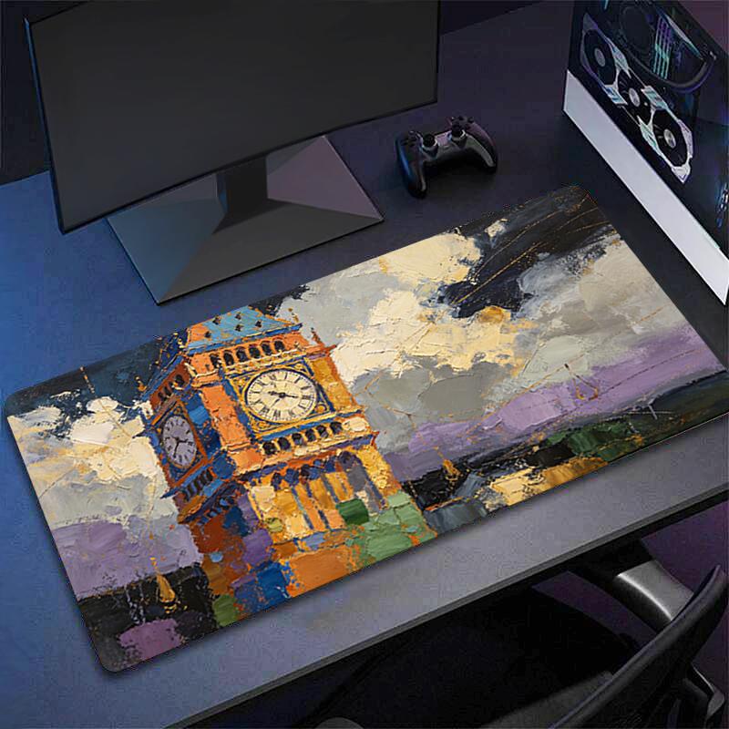Mouse Pad Abstract Oil Painting Larger Xxl Speed Mini Pc Computer Keyboard Desk Mat Gaming Mousepad Accessories