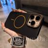 Применимо к iPhone16 чехол для мобильного телефона с магнитной защелкой и контрастной рамкой Apple 15promax тонкое кольцо ощущение кожи ультратонкий защитный чехол