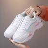 Новые модные дышащие маленькие белые туфли на плоской подошве и легкие папины кроссовки повседневная спортивная обувь женская