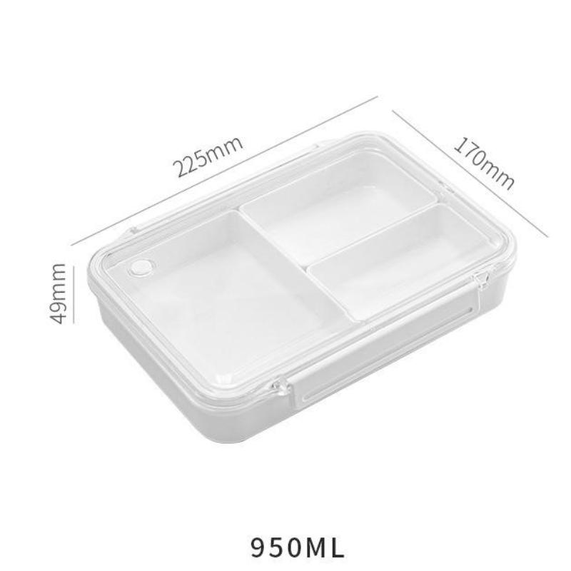 Отдельный ланч-бокс Портативный ланч-бокс Bento Box Герметичный пищевой контейнер Посуда для микроволновой печи Ланч-бокс Белые ящики для хранения