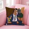 B-Bojack Horseman Наволочка Удобная Двусторонняя Наволочка Идеально Подходит Для Автомобиля Дивана Спальни И Многого Другого