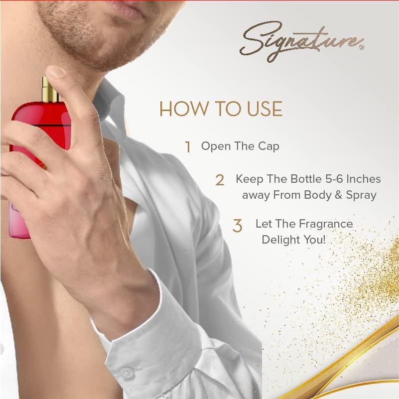 Парфюм Signature HOT - 100 мл | Парфюмированная вода | Для мужчин и женщин | Бодрящий и пленительный аромат | Роскошный стойкий аромат | Упаковка из 1 шт.