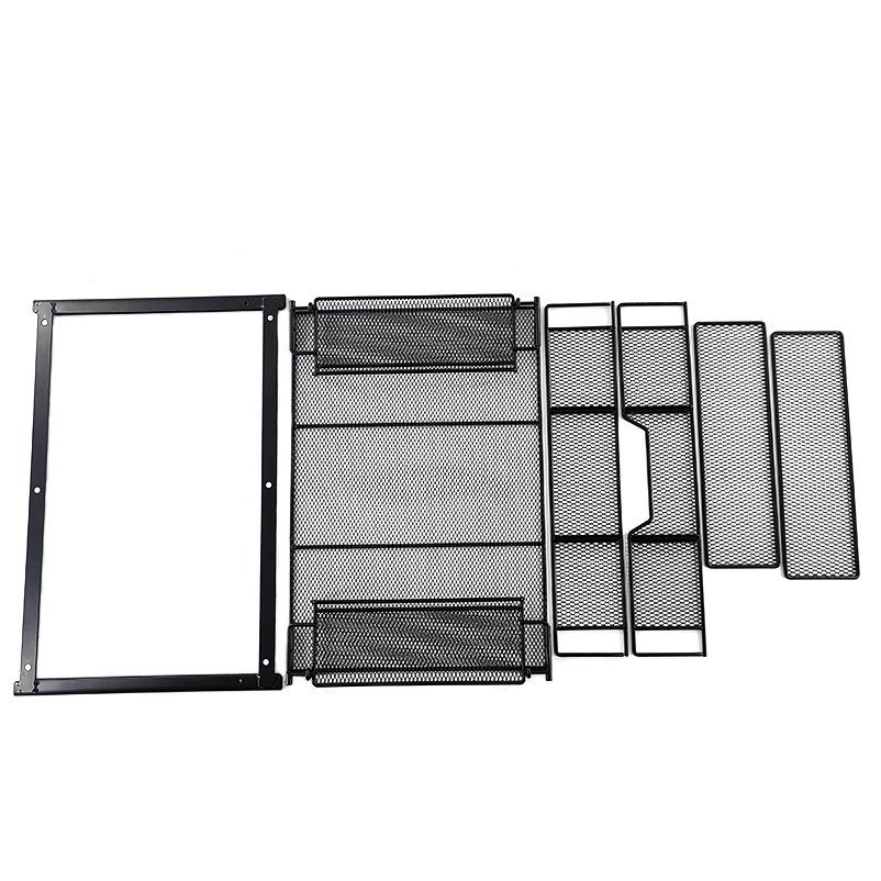 Настольный органайзер из черной железной проволоки: Корзина для хранения вещей в ящике под столом