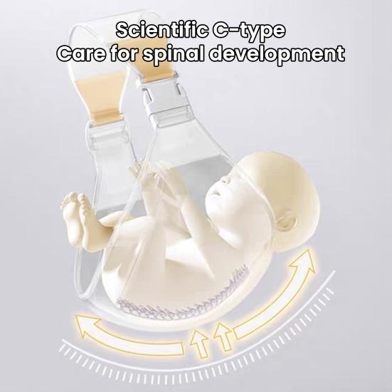 Слинг-рюкзак для младенцев с мягким вкладышем Эргономичная поддержка для ношения на бедре для новорожденных и малышей Регулируемый удобный слинг-шарф для использования на улице без рук