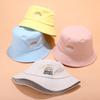 New Unisex Foldable Embroidered Bucket Hat Rainbow Print Outdoor Sunscreen Cap Fisherman Hats Hats for Women Bucket Hat