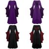 Women's Medieval Renaissance Costume Flared Sleeves And Long Skirt For A Classic Look