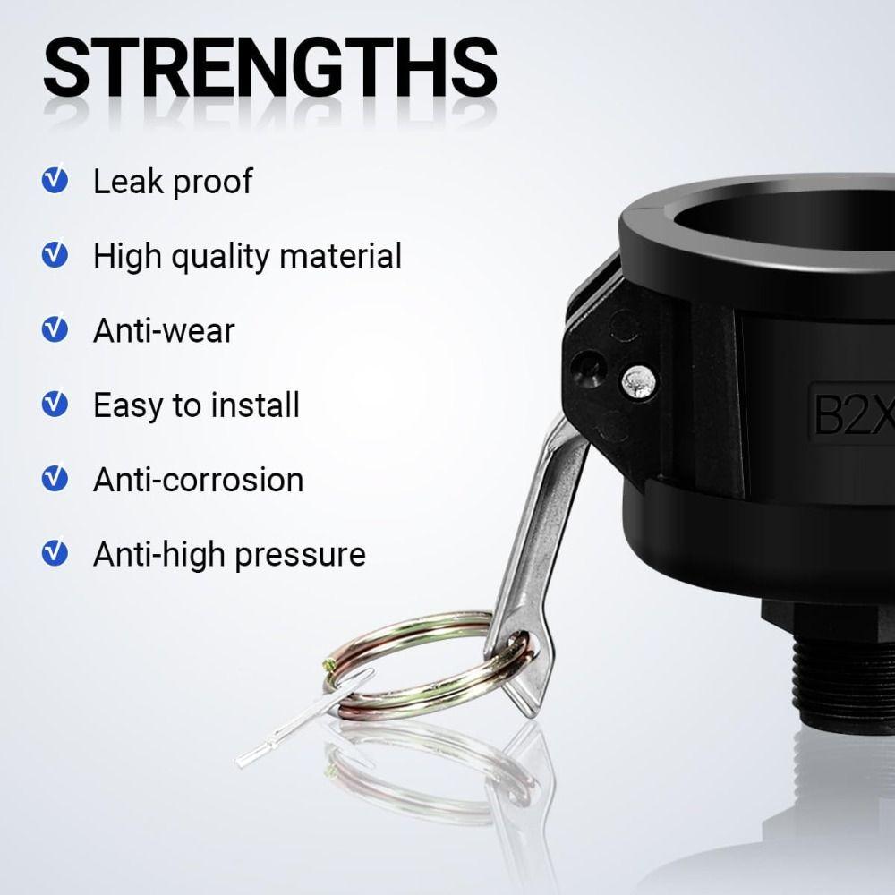 Camlock Coupling Tote Tank Adapter Male Thread Camlock Fittings IBC Tote Adapter Water Tank