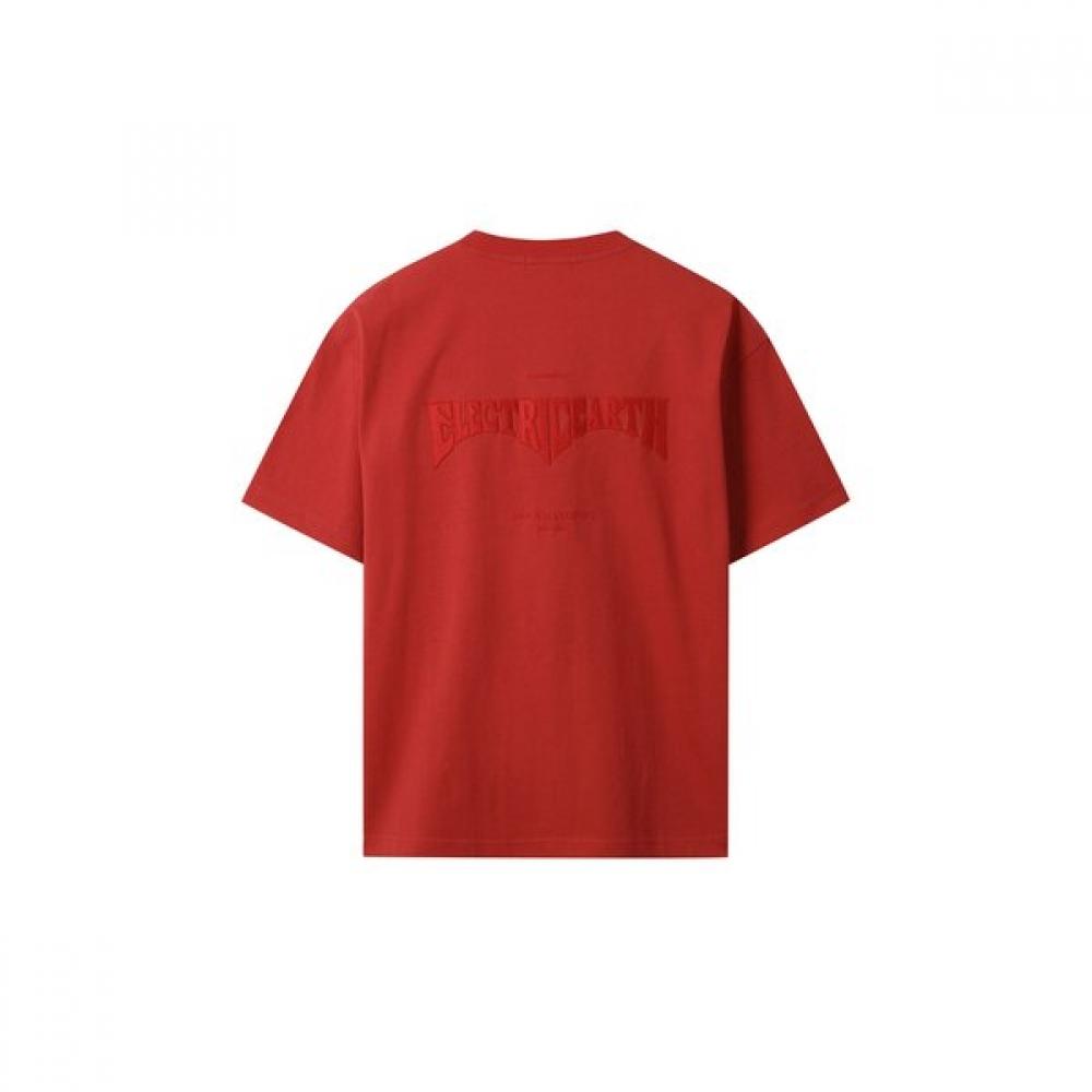 CusTomellow Red Graphic T shirT cwTam25424rex