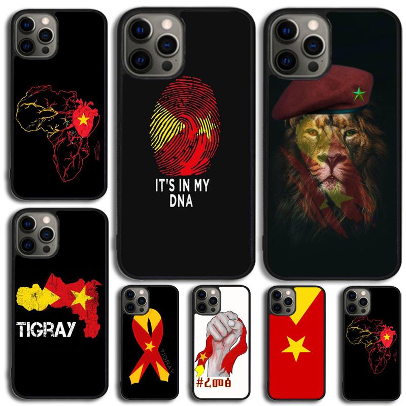 Tigray Flag Phone Case For Apple iPhone 17 Air 11 Pro Max Plus Coque For iPhone 17 Air 14 15 16 13 12 Max Cover