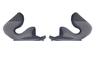 OGK Kabuto Motorcycle Helmet Parts EXCEED Cheek Pad Dark 30mm 4186105 Set, Gray, (S/L)