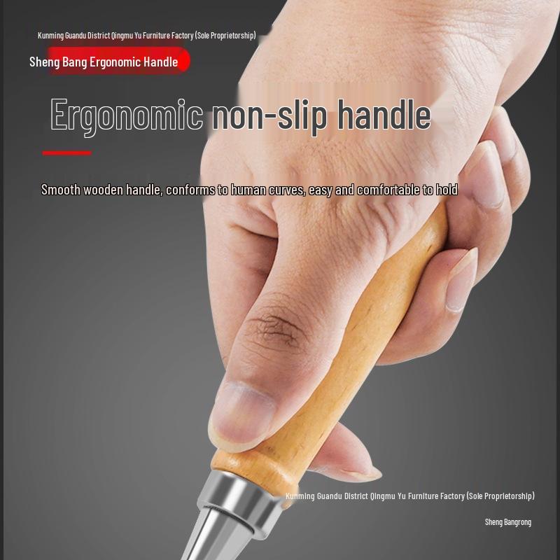 Набор стамесок по дереву из хромованадиевой стали с деревянными ручками