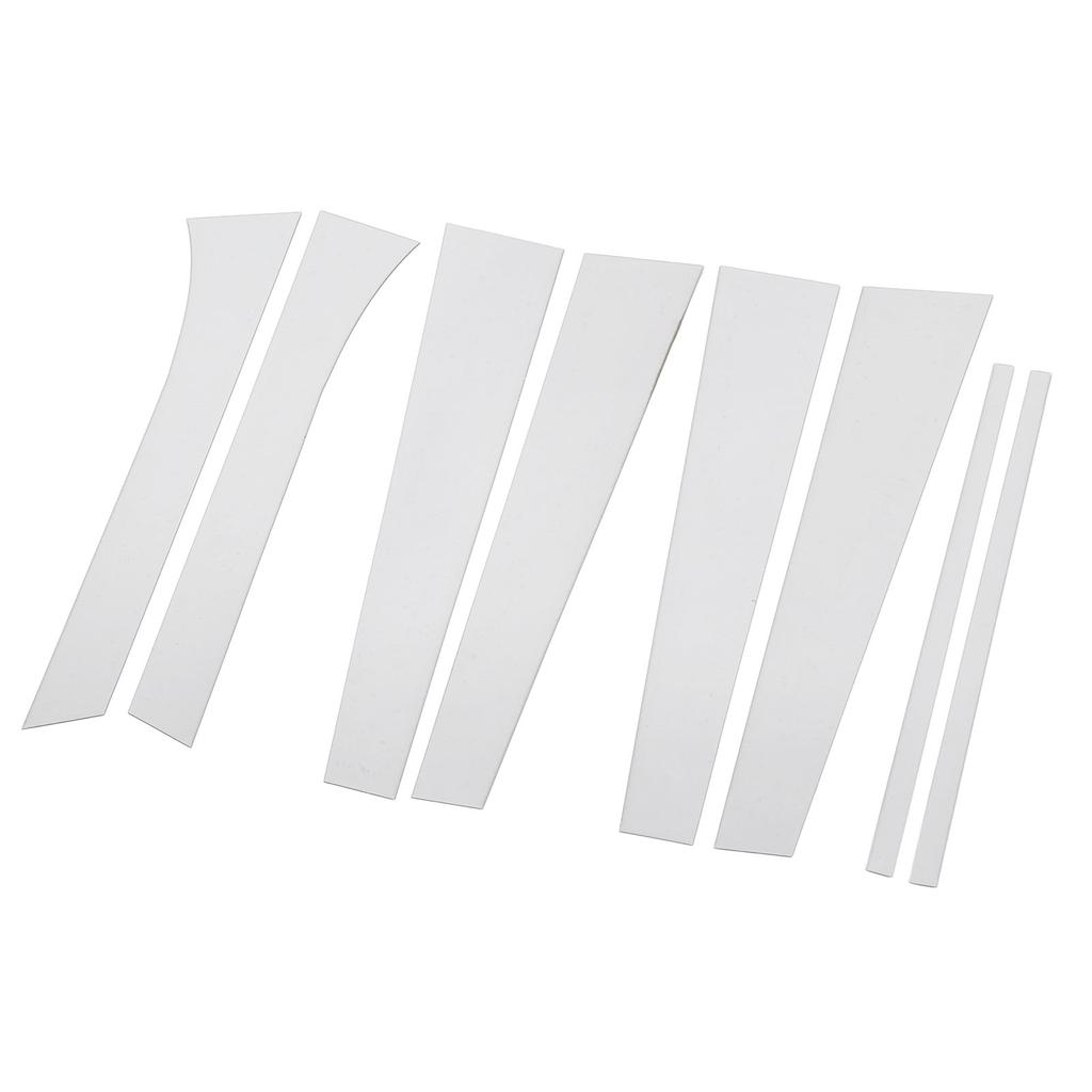 8 шт. отделка столба столба высокопрочная поликарбонатная зеркальная поверхность стиль хромированная наклейка на дверь окно столб крышка