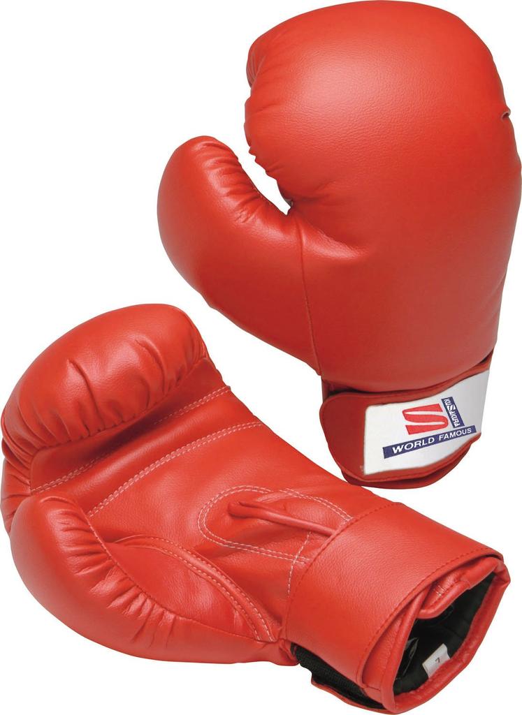 Kuo Boxing Practice Gloves Red M Size RBG310MR